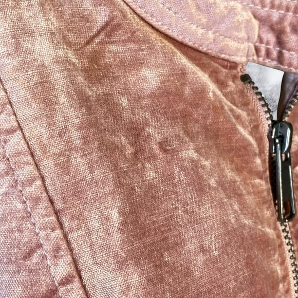 Torrid Crushed Velvet Lace Up Sleeve Moto Jacket in Iced Pink - Picture 11 of 12